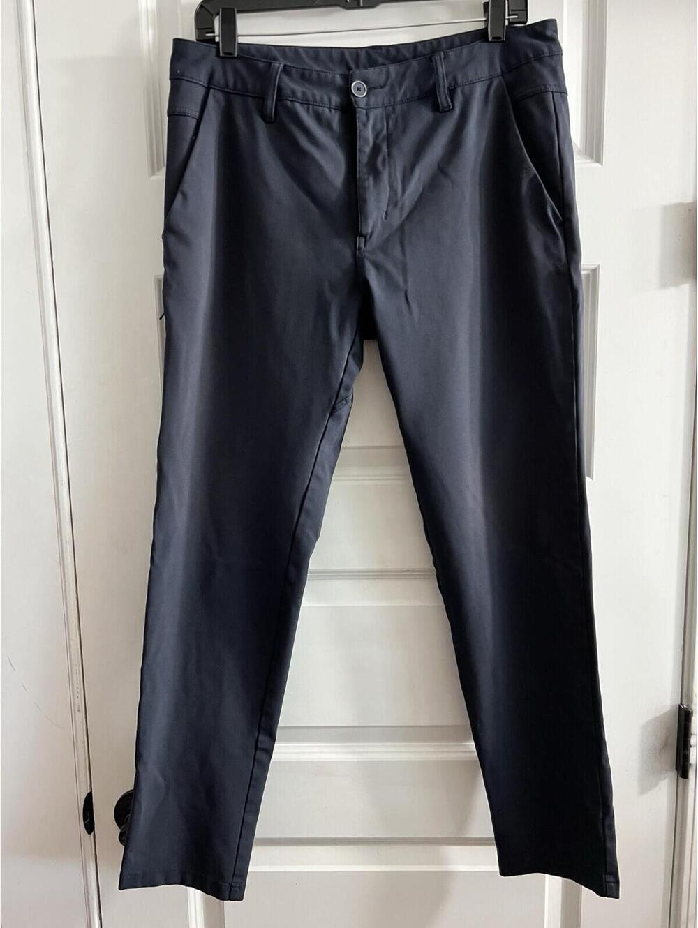 BYLT Everyday Pants 2.0 Men’s Sz 36x30 Black Classic Fit Stretch Cotton